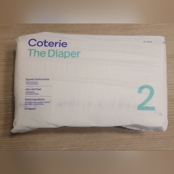 Coterie Ultra-Soft Diapers, 3-Pack - Picture 2 of 2